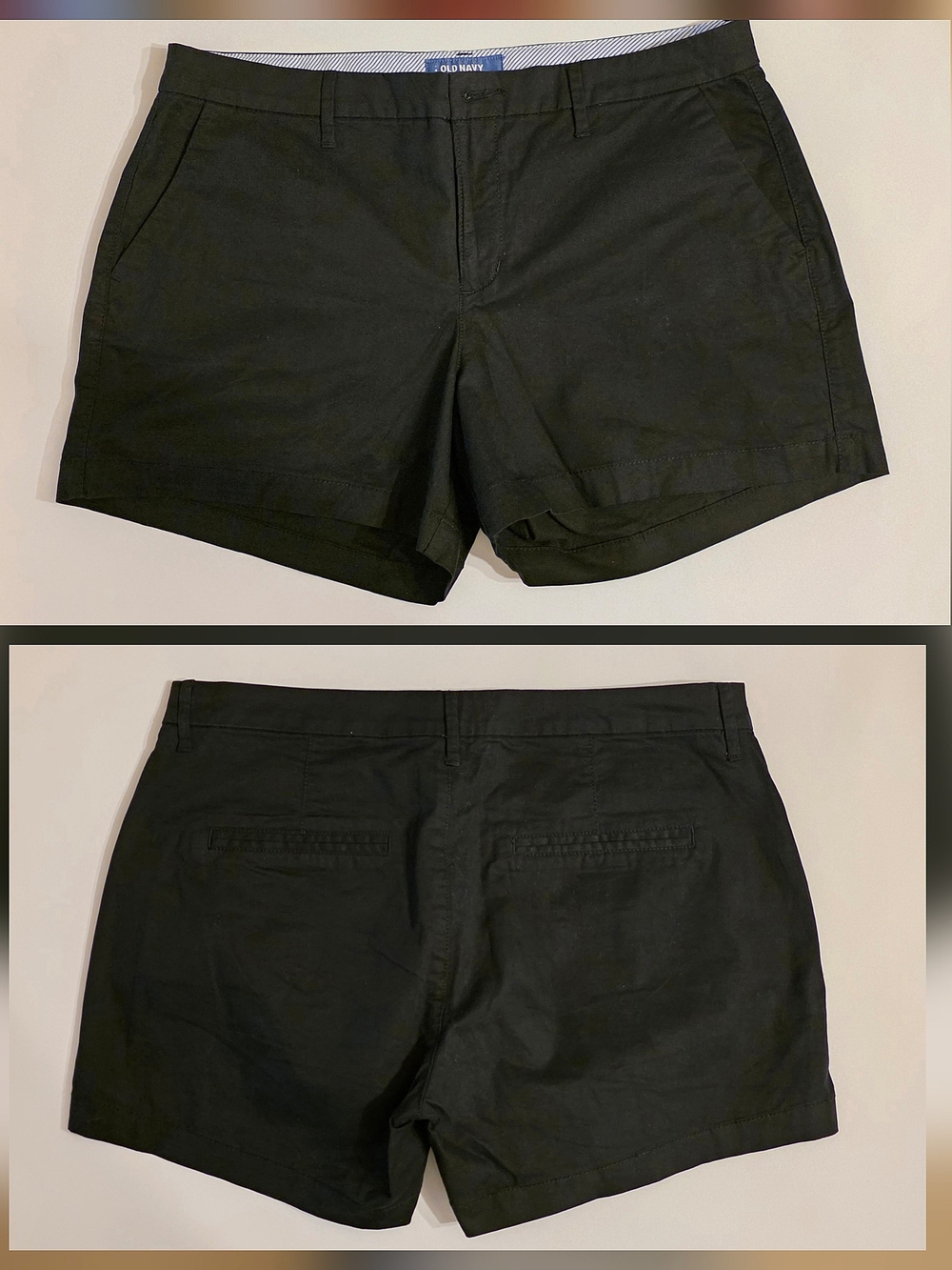 Old Navy Everyday Shorts Women's 10 Black Slight Stretch Never Worn NWOT